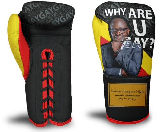 Why Are You Gay? | Premium Genuine Leather Boxing Gloves