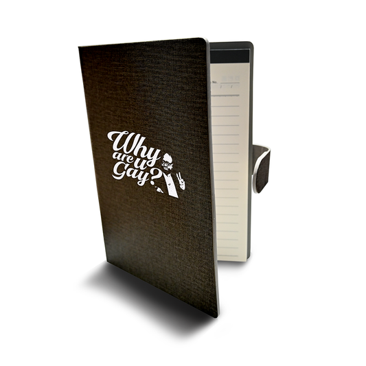Why Are You Gay? | Signature Black Notebook